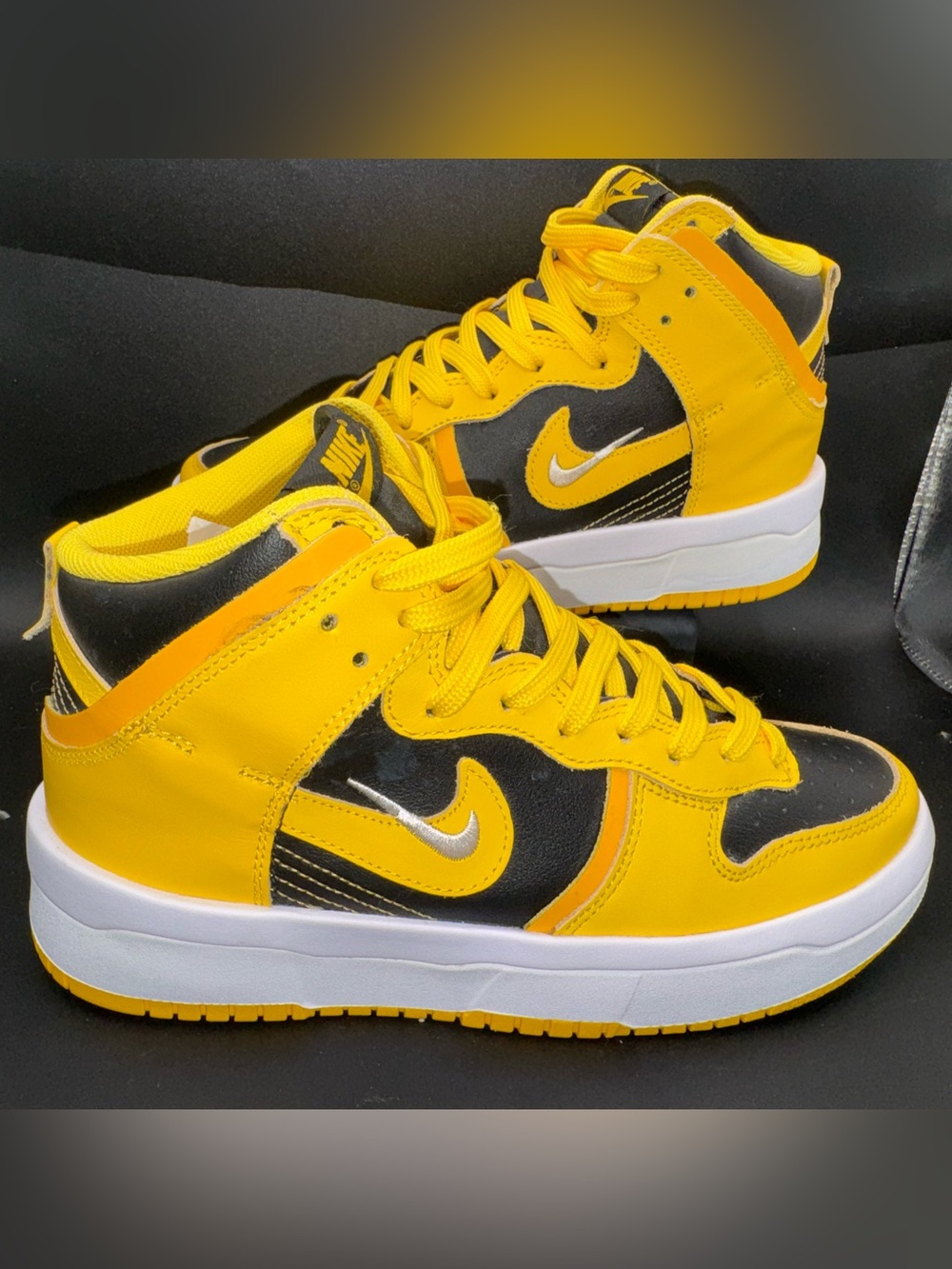 Nike Dunk High Up Varsity Maize Black Women’s 7 DH3718-001 Platform sneakers